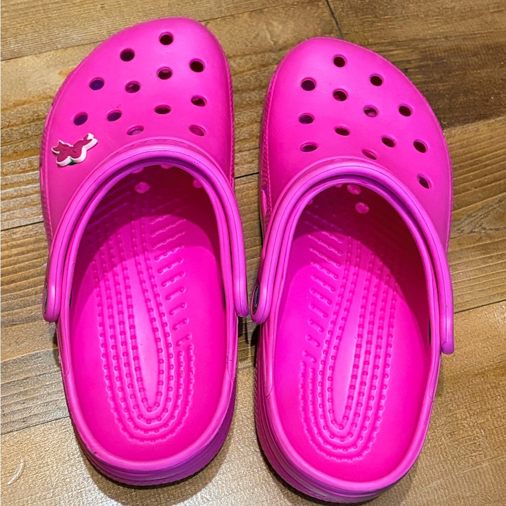 Hot Pink Crocs - Picture 2 of 3